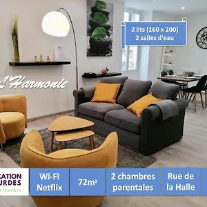  Appartement L'harmonie 72m² - 2 Chambres - 2 Sdb - Hyper Centre